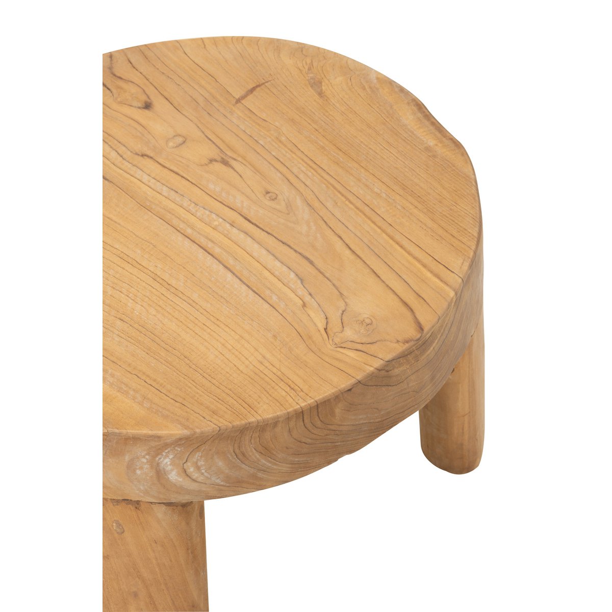 Détail du bois naturel des tables J-Line