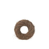 Couronne ronde naturelle J-Line vue avant, design élégant en bois