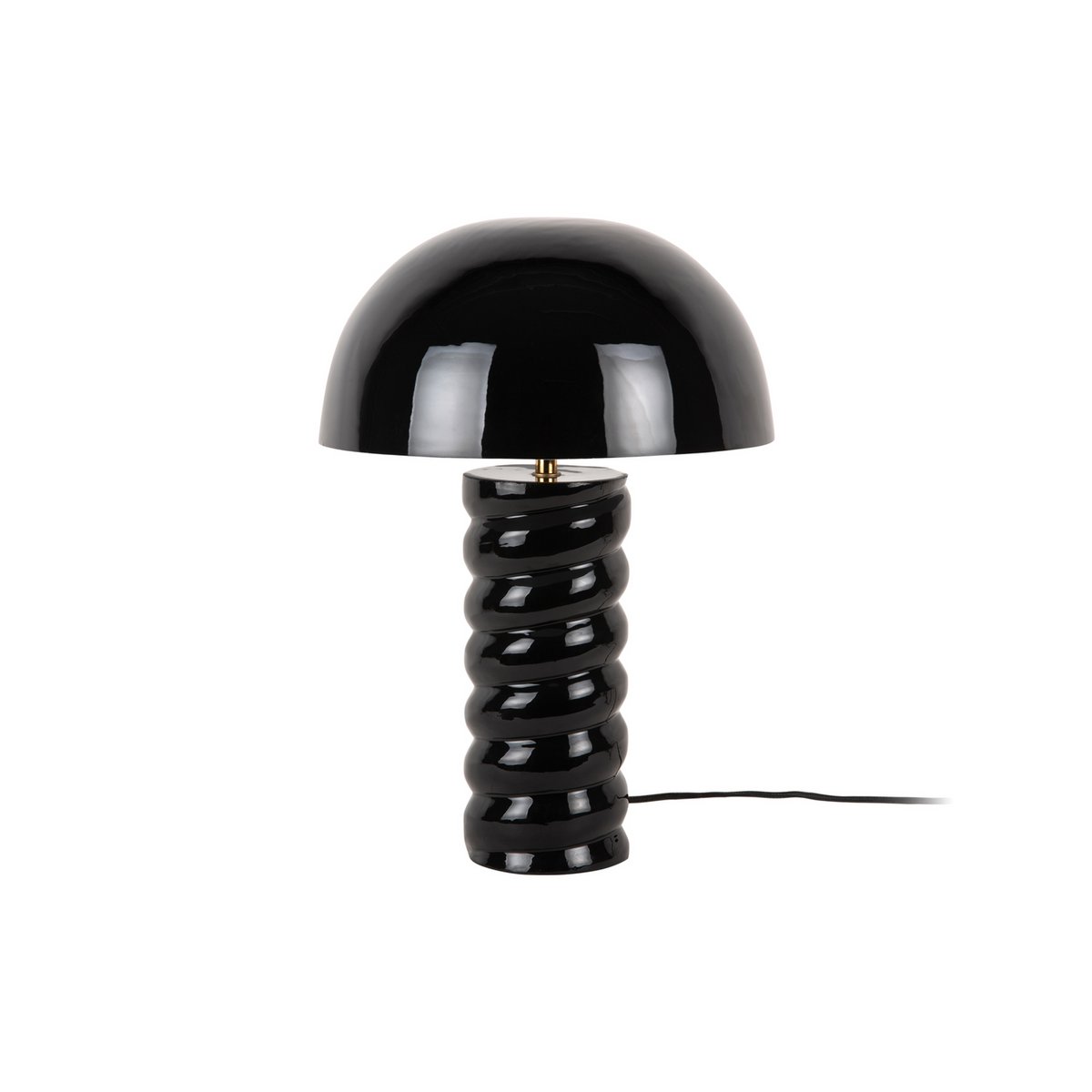 Lampe de table Gracio - Design élégant avec base enroulée noire