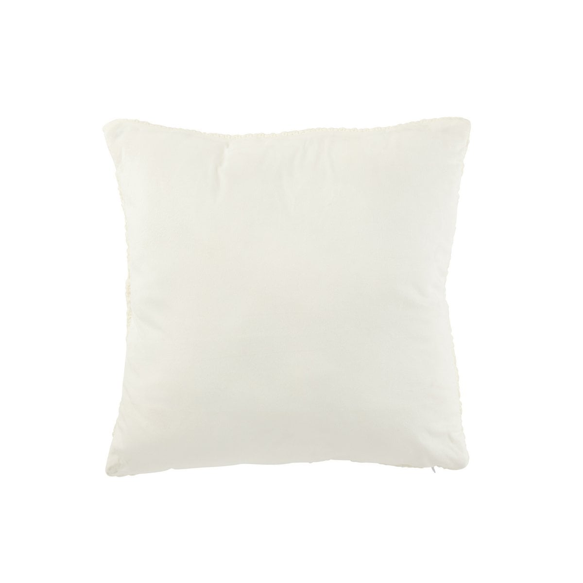 Coussin J-Line Knit Relax - détail des matériaux en polyester et acrylique