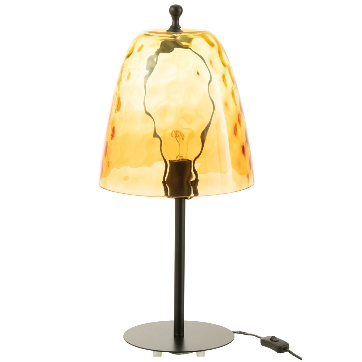 Lampe de table J-Line Océane intégrée dans un salon moderne