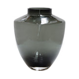 Vase en verre gris Tugela