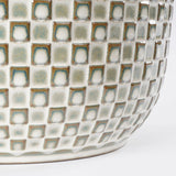 Détail de la brillance subtile du pot Daan Wit