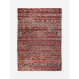 Tapis Eco - Fez Rouge - Tapis marron et rouge