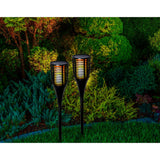Piquet de sol extérieur LED "torche" h: 78cm