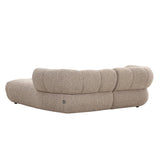 Canapé New York 2,5 places (Salon droit) Sable Boucle