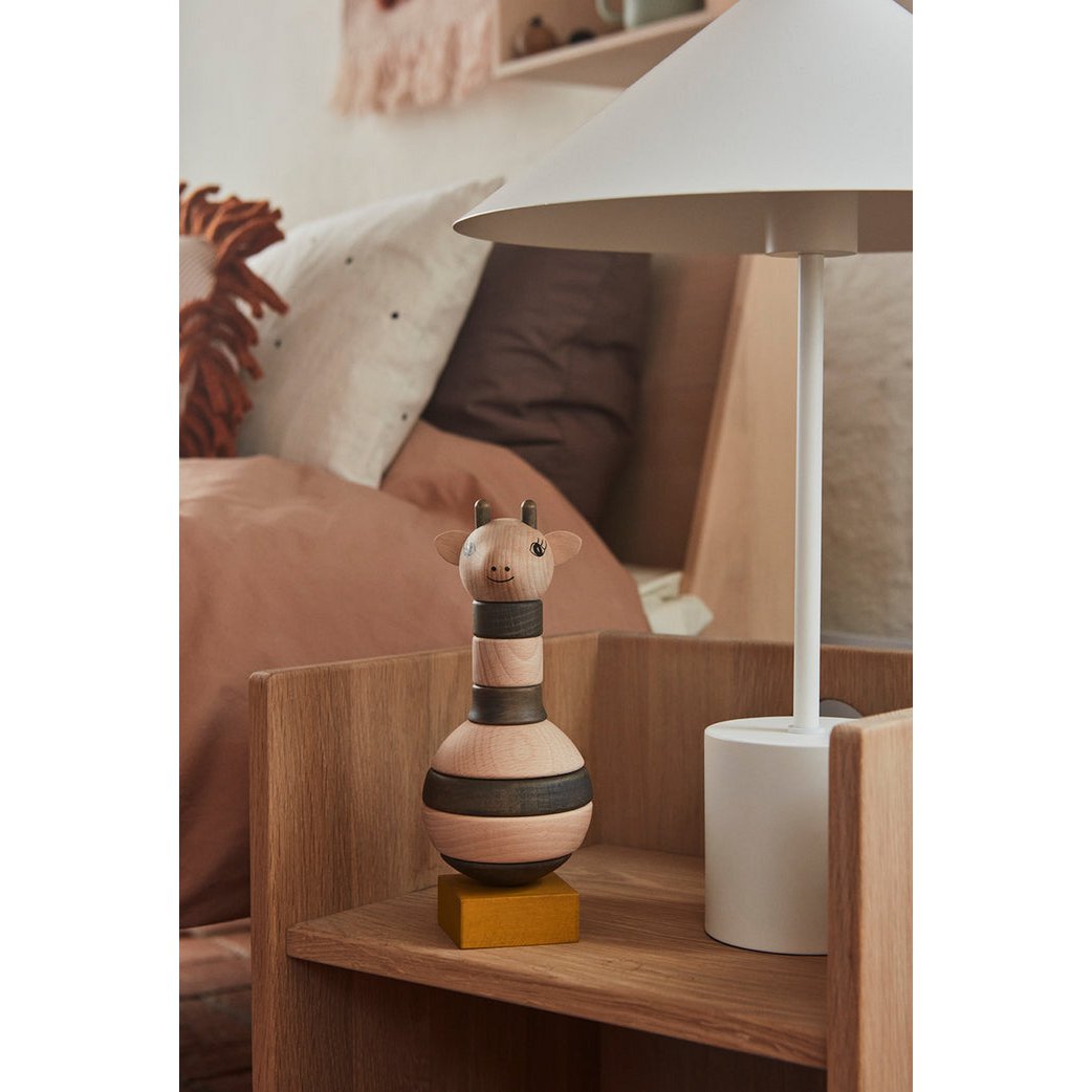 Girafe empilable en bois