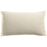 Coussin uni Jane Neige 30 x 50