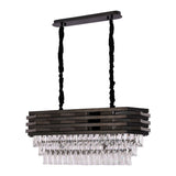Hanglamp Crystal Black | 80x30cm