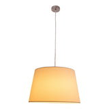 Pendentif Bologne beige - vue générale avec éclairage