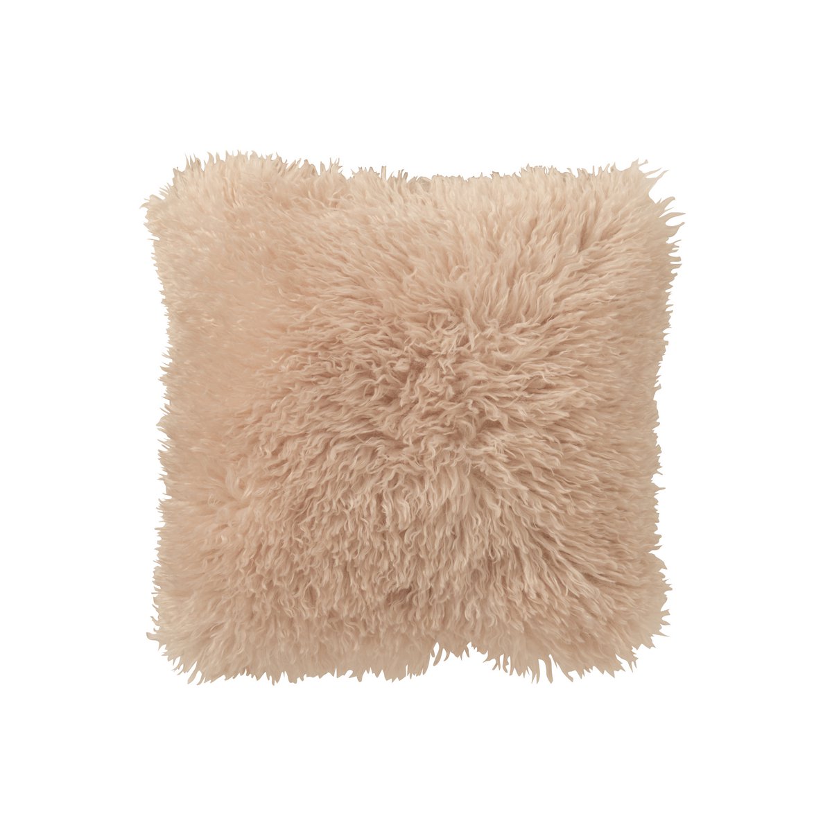 Coussin Moutie J-Line beige en coton, vue avant