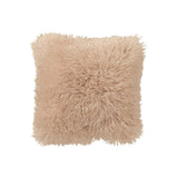 Coussin Moutie J-Line beige en coton, vue avant