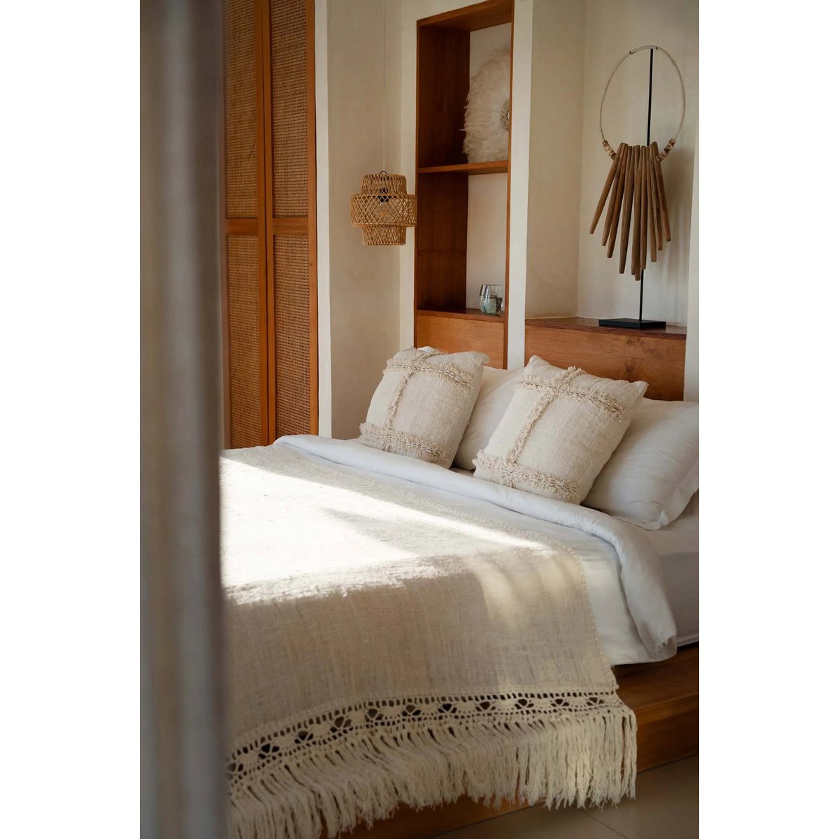 Housse de coussin Nomade, vue de côté