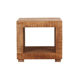 Table basse en bois de manguier avec design moderne