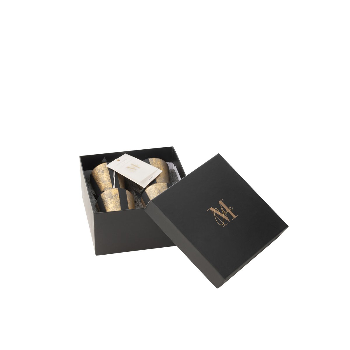 Détail de la bougie J-Line M-Chic - design élégant et luxueux
