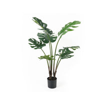 Plante artificielle Monstera de Present Time, feuillage vert luxuriant