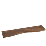 Étagère murale J-Line en bois d'acacia marron, vue de face