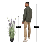 Plante artificielle ornementale violette
