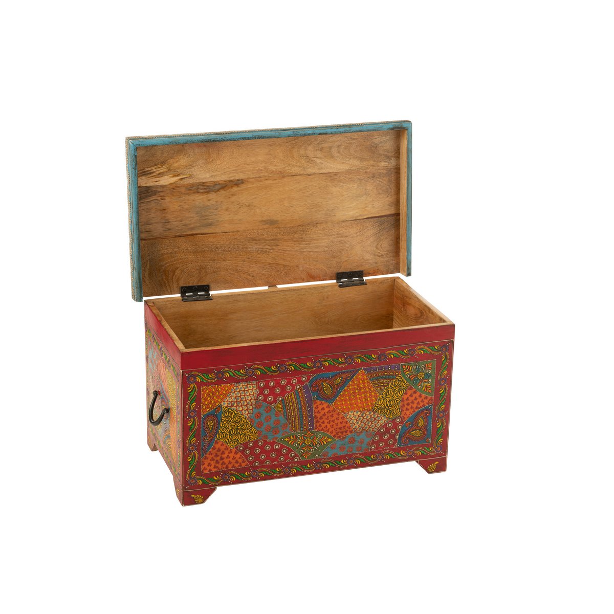 Coffre J-Line Delhi sur un fond neutre, mettant en valeur le design.