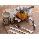 Shell Decorative Bowl Master Boîte à 12 parties en aluminium Ginkgo Grande coque en or ou en argent