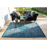 Tapis Eco - Gris Turquoise - Tapis gris