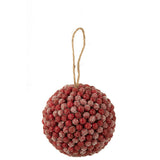 Suspension J-Liline Berries en rouge, design élégant et raffiné