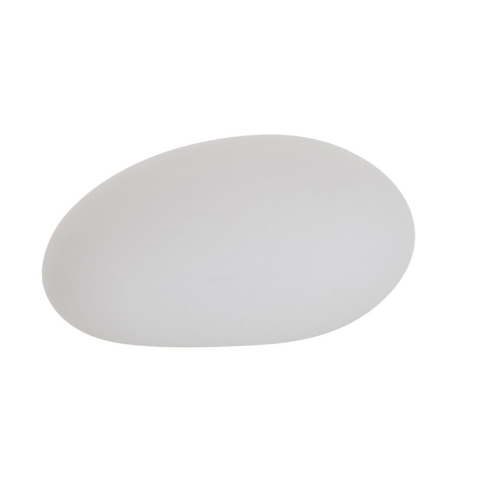 Lampe LED J-Line blanche en plastique pour extérieur, vue de face