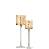 Photophore J-Line sur pied Arbres, ambiance salon