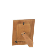 Cadre Photo J-Line Carré 10x15 en Bois et Corne Gris, vue de face
