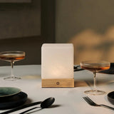 Lampe en bois sans fil marron clair Yce