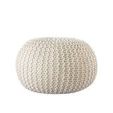 Pouf Premium Ø45 cm Seat tabouret à tricot Pouf à l'intérieur de la terrasse Pool Garden Sustainable