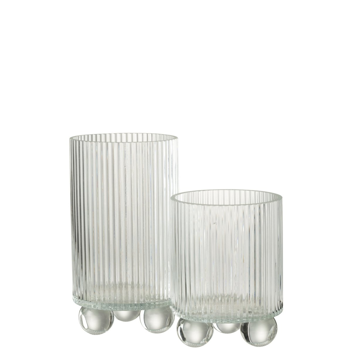 Lanterne J-Line Clara sur une table moderne