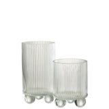 Lanterne J-Line Clara sur une table moderne