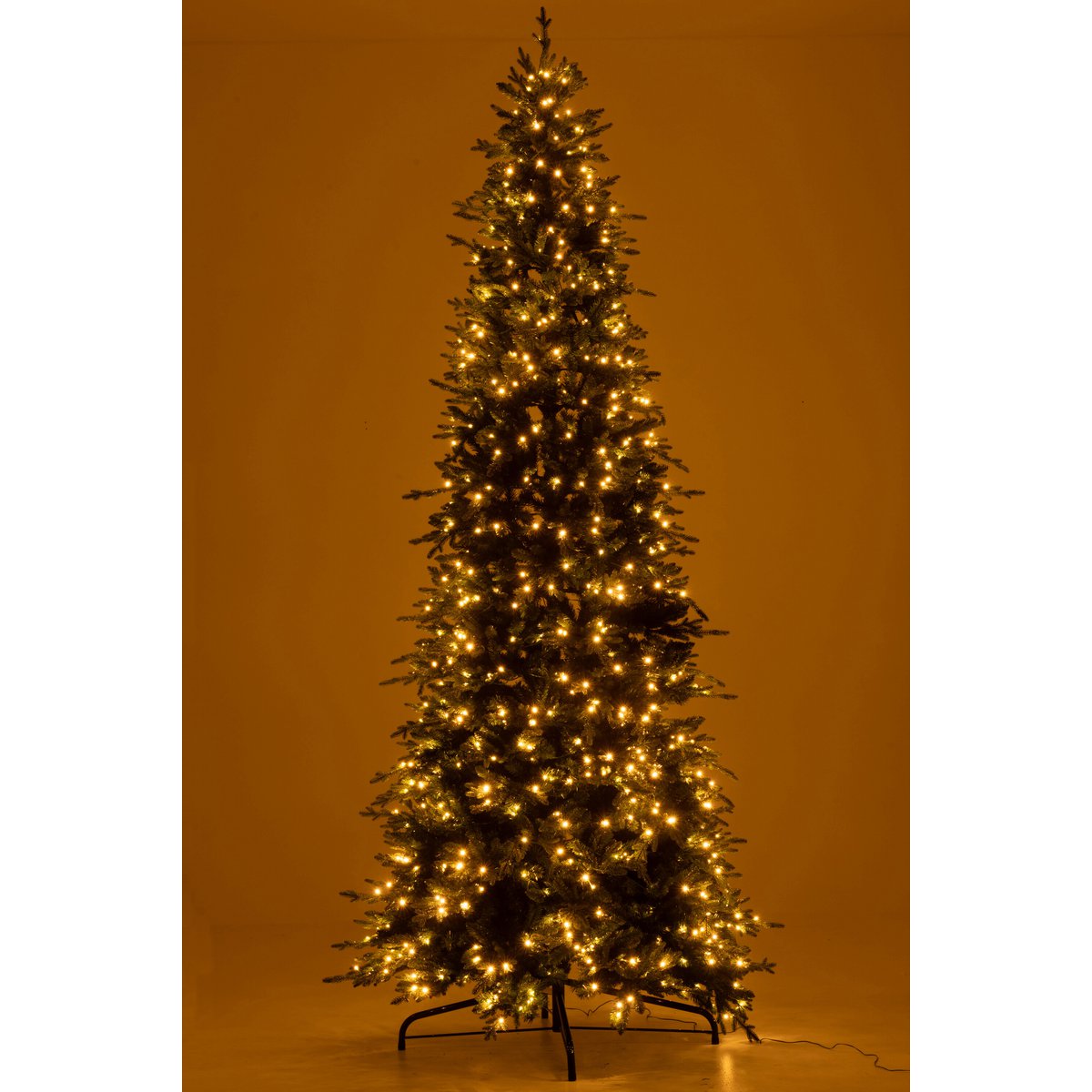 Détails des lumières LED sur le sapin de Noël J-Line