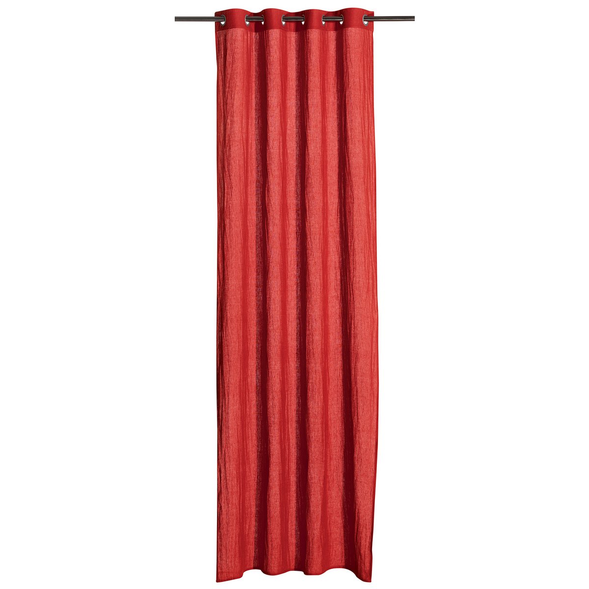 Rideau stonewashed Zeff Groseille 140 x 280