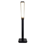 Lampe de table à LED "moteur" noir, métal et plastique, 38 cm de haut, dimmable, changeur de couleur CCT