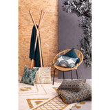 Couvre-lit stonewash Swami Petrole 240 x 260