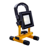 Spotlight LED "Pablo", en plastique noir avec des LED fermement intégrés, pratique pour le garage, l'atelier et le camping