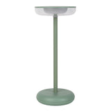 «Pasi» de tablette sans fil pour l'extérieur et à l'intérieur, en métal et en plastique dans la menthe, dimmable, avec une fonction tactile et mémoire, environ. 26 cm de haut