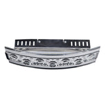 Lampe murale à LED / lampe de plafond en métal et en verre, en chrome, 35 cm de long, avec des LED fermement construites, l'éclairage pour les salons, le couloir et la zone d'entrée