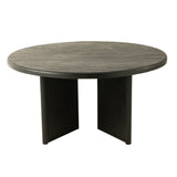 Détail du bois de teck de la table J-Line, artisanat de qualité