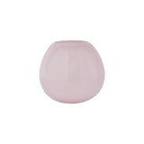 Vase Lasi en verre rose avec forme organique et design unique