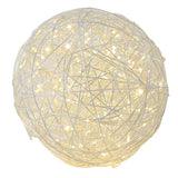 LED Boule extérieure "Mistle" Ø 50 cm, pour l'extérieur, lampadaire - métal - aluminium - avec LED intégré - Décoration à l'extérieur