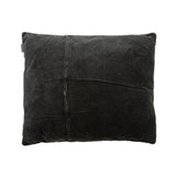 Coussin Velours Jade noir 60x50