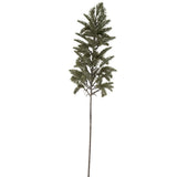 Branche de décoration J-Line Den Glitter en plastique vert, vue complète