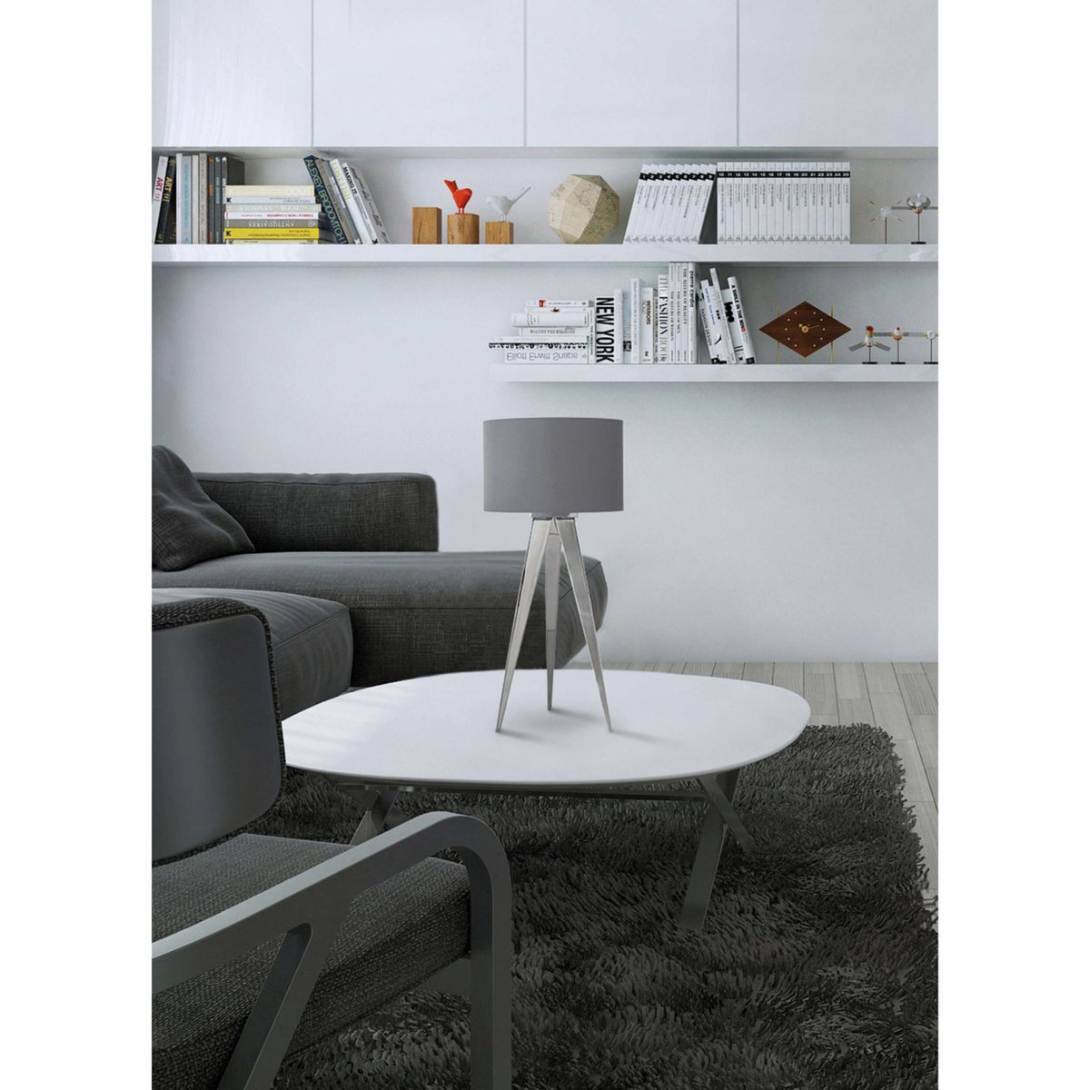 Lampe tabouret 3 pieds "Tripod"