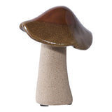 Lot de 3 champignons décoratifs en céramique, couleurs variées