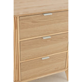 Détail du design contemporain de l'armoire J-Line