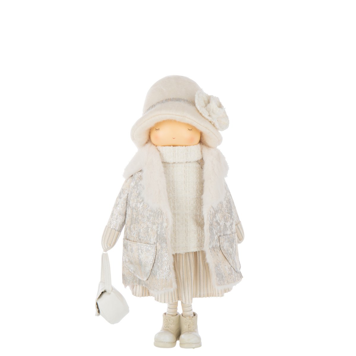 Vue arrière de la figurine J-Line Fille, design raffiné