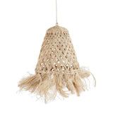 Le Pendentif Méduse Abaca - Naturel - S